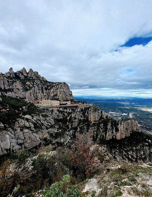 Panoramic views of Montserrat