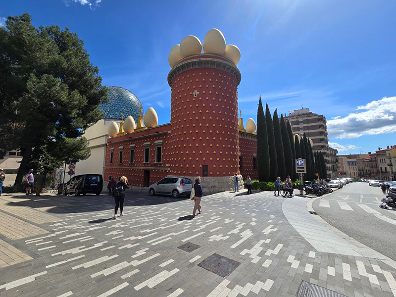 Torre Galatea of Dali museum in Figueres